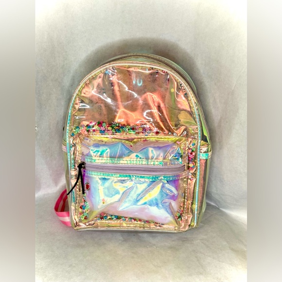 Translucent Backpack with confetti Beads - Picture 3 of 15